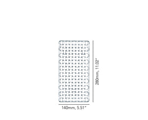 NACHTMANN Bossa Nova Dikdörtgen Tabak 28 cm
