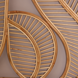Yaprak Doğal Rattan Yatak Başlığı 160x170 cm