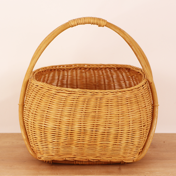 Rattan Piknik Sepeti 45x35x38 cm
