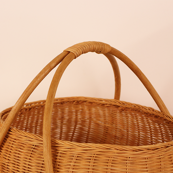Rattan Piknik Sepeti 45x35x38 cm