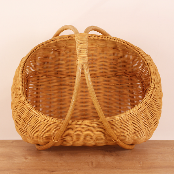 Rattan Piknik Sepeti 45x35x38 cm