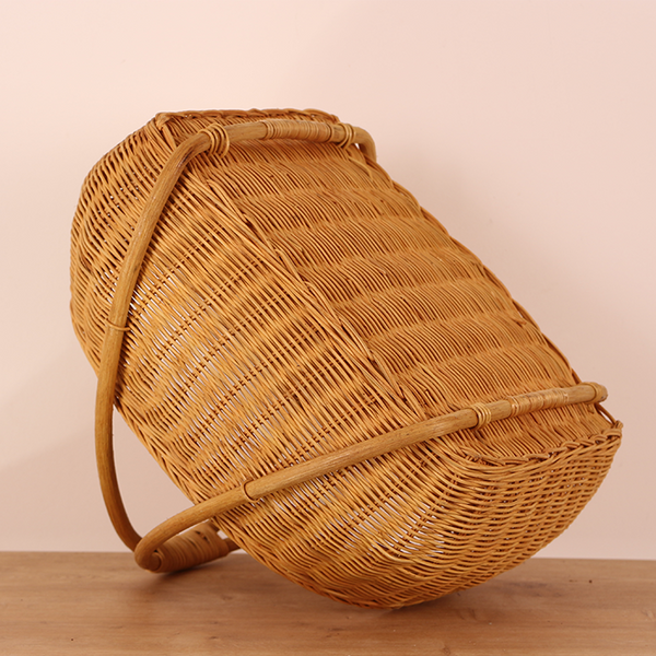 Rattan Piknik Sepeti 45x35x38 cm