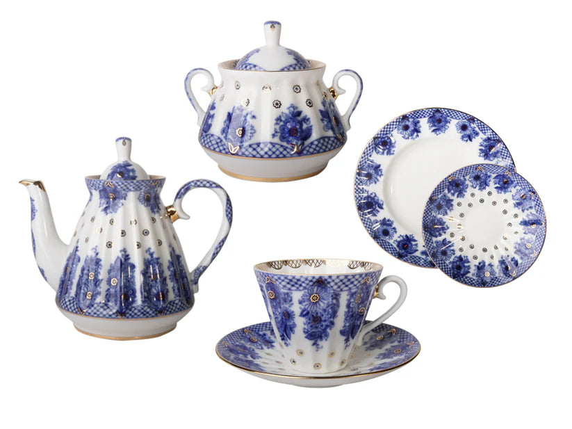 IMPERIAL PORCELAIN Nedime 6 Kişilik Porselen Çay Takımı