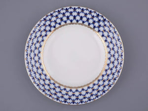 IMPERIAL PORCELAIN - Pasta Tabağı Düz Kenar 18 cm Cobalt Net