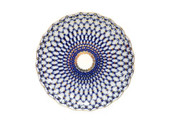 IMPERIAL PORCELAIN - Pasta Tabağı Lale Cobalt Net 21,5 cm