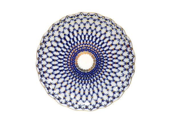 IMPERIAL PORCELAIN Pasta Tabağı Lale Cobalt Net