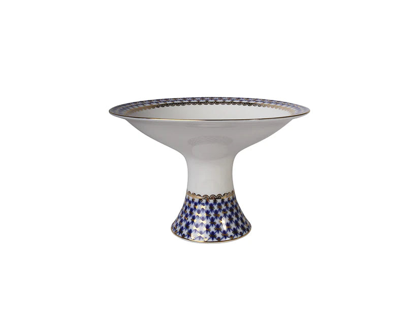 IMPERIAL PORCELAIN Küçük Boy Meyve Vazosu Gençlik Kobalt