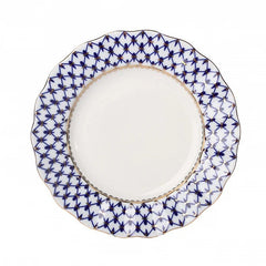 IMPERIAL PORCELAIN - Cobalt Net Pasta Tabağı Dalga Kenar 18 cm