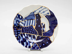 IMPERIAL PORCELAIN - 20 cm Pasta Tabağı Lale çizimi Baikal