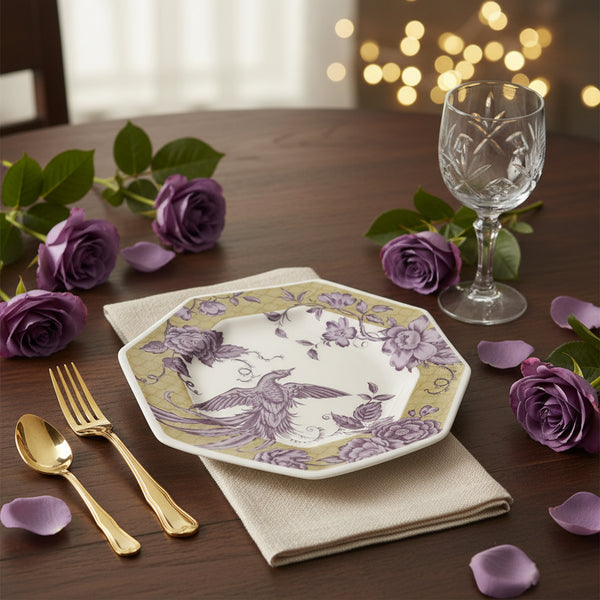 SPODE - Kingsley Ochre Sekizgen Tabak 20 cm