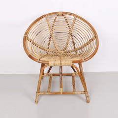 Doğal Rattan Çocuk Sandalyesi
