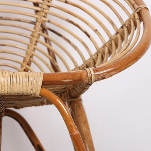 Doğal Rattan Çocuk Sandalyesi