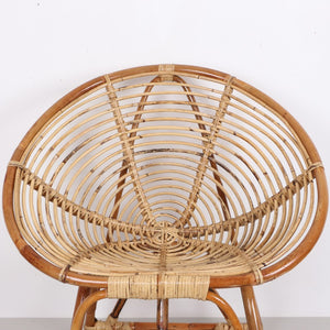 Doğal Rattan Çocuk Sandalyesi