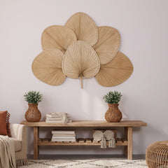 Doğal Palmiye Duvar Ve Yatak Başı Dekoru 155x115 cm
