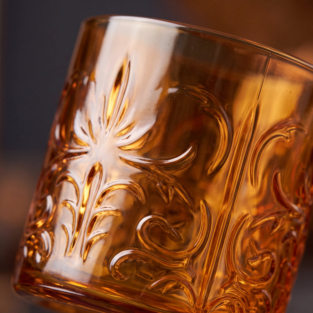 Tattoo 300 ml 2 Parça Amber Viski Bardağı