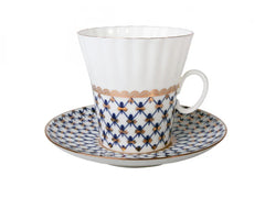 IMPERIAL PORCELAIN - Cobalt Net Kahve Fincanı 145 ml