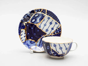 IMPERIAL PORCELAIN Çay Fincanı ve  Fincan Tabağı Tulip Baikal 2  1/2