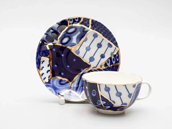 IMPERIAL PORCELAIN Çay Fincanı ve  Fincan Tabağı Tulip Baikal 2  1/2