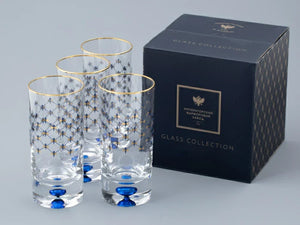 IMPERIAL PORCELAIN Yüksek Bardak Seti Cobalt Net