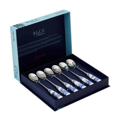 SPODE - Blue Italian Tatlı Kaşığı