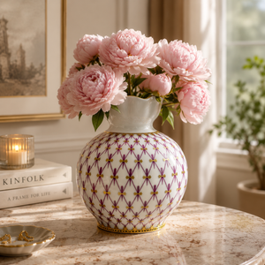 IMPERIAL PORCELAIN - Net Blues Mini Çiçek Vazosu