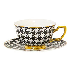 Cristina Re Houndstooth Çay Fincanı