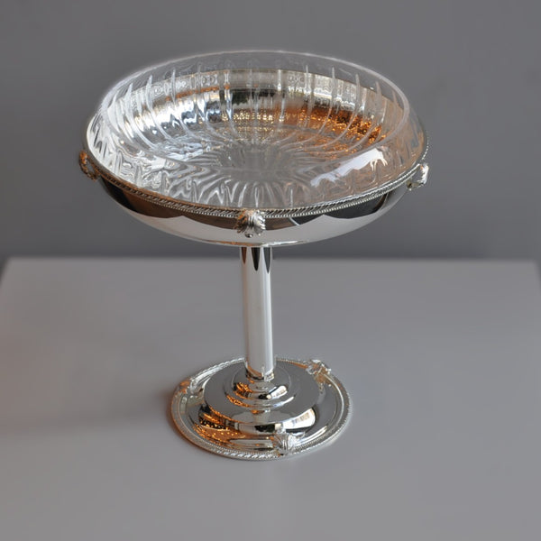 AYAKLI GÜMÜŞ KASE UZUN