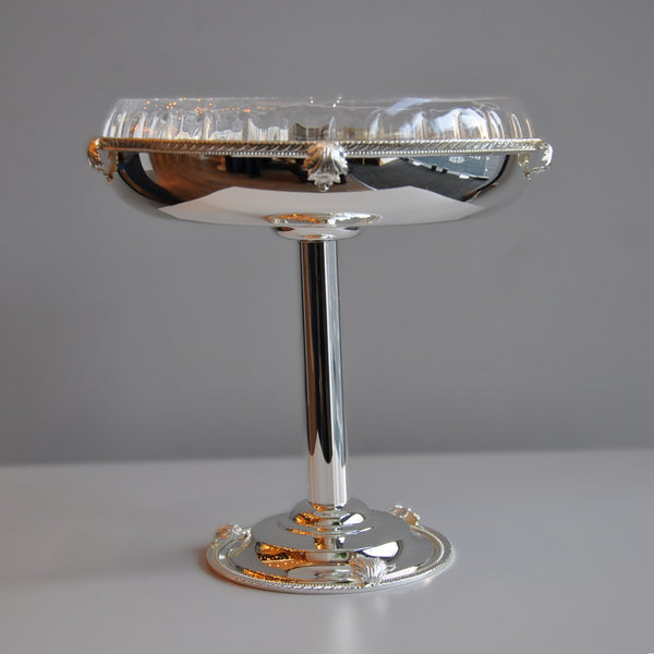 AYAKLI GÜMÜŞ KASE UZUN