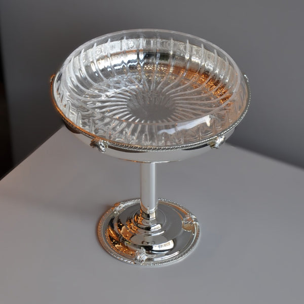 AYAKLI GÜMÜŞ KASE UZUN