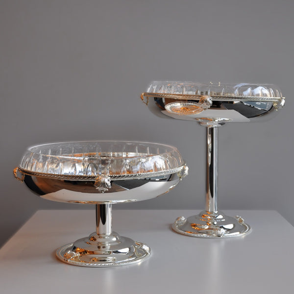 AYAKLI GÜMÜŞ KASE KISA