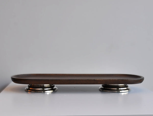 Ahşap Gümüş Sunumluk/Tepsi