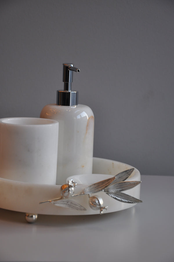 Nar Aksesuarlı 4lü Banyo Seti