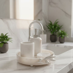 Nar Aksesuarlı 4lü Banyo Seti