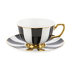 Cristina Re Ebony Stripe Çay Fincanı