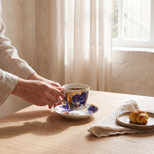 IMPERIAL PORCELAIN - Kahve FincanI Lale Form Altın Bahçe