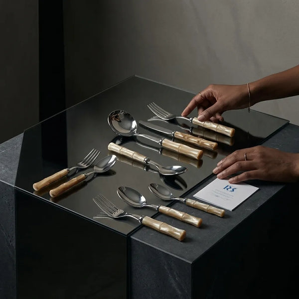 RIVADOSSI Bamboo 75 Parça Çatal Bıçak Seti