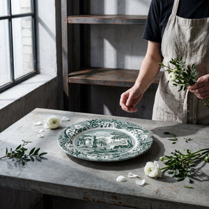 SPODE - Heritage Green Italian Yemek Tabağı 27 cm
