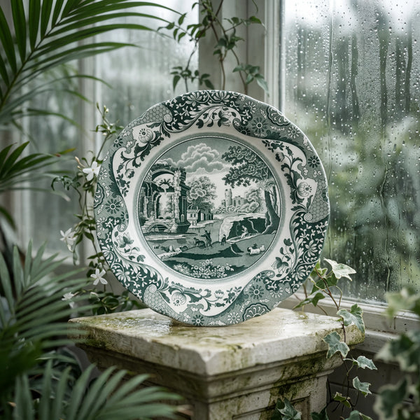 SPODE - Heritage Green Italian Yemek Tabağı 27 cm