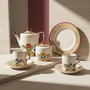 IMPERIAL PORCELAIN - Heraldic Moscow River Çay Takımı 6 Kişilik 20 Parça