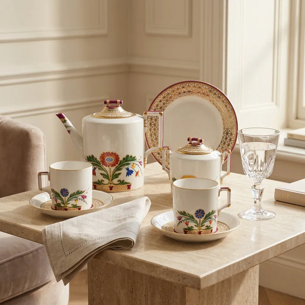 IMPERIAL PORCELAIN - Heraldic Moscow River Çay Takımı 6 Kişilik 20 Parça