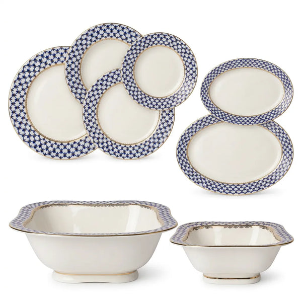 IMPERIAL PORCELAIN - Yemek Takımı 6/24 Youth Cobalt Net