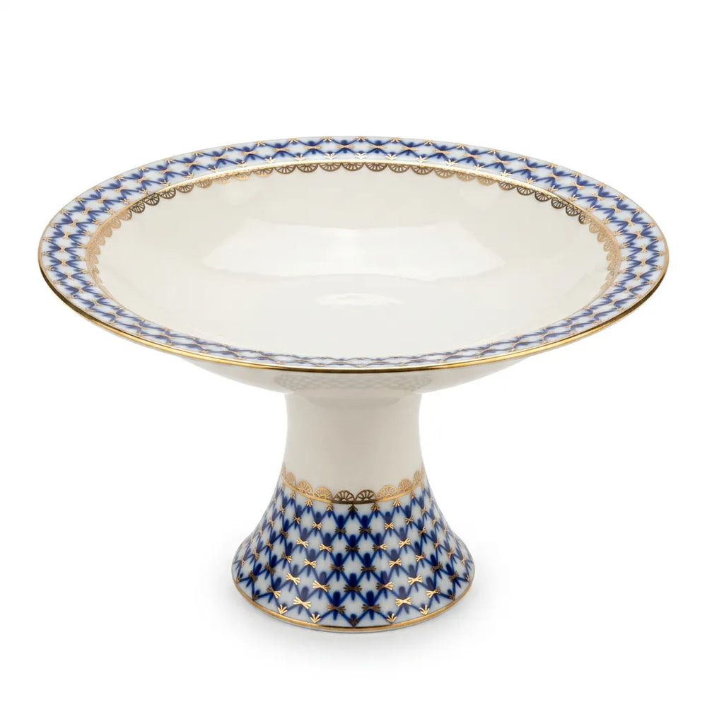 IMPERIAL PORCELAIN - Küçük Boy Meyve Vazosu Gençlik Kobalt