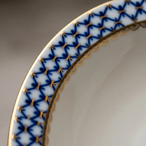 IMPERIAL PORCELAIN - Küçük Boy Meyve Vazosu Gençlik Kobalt