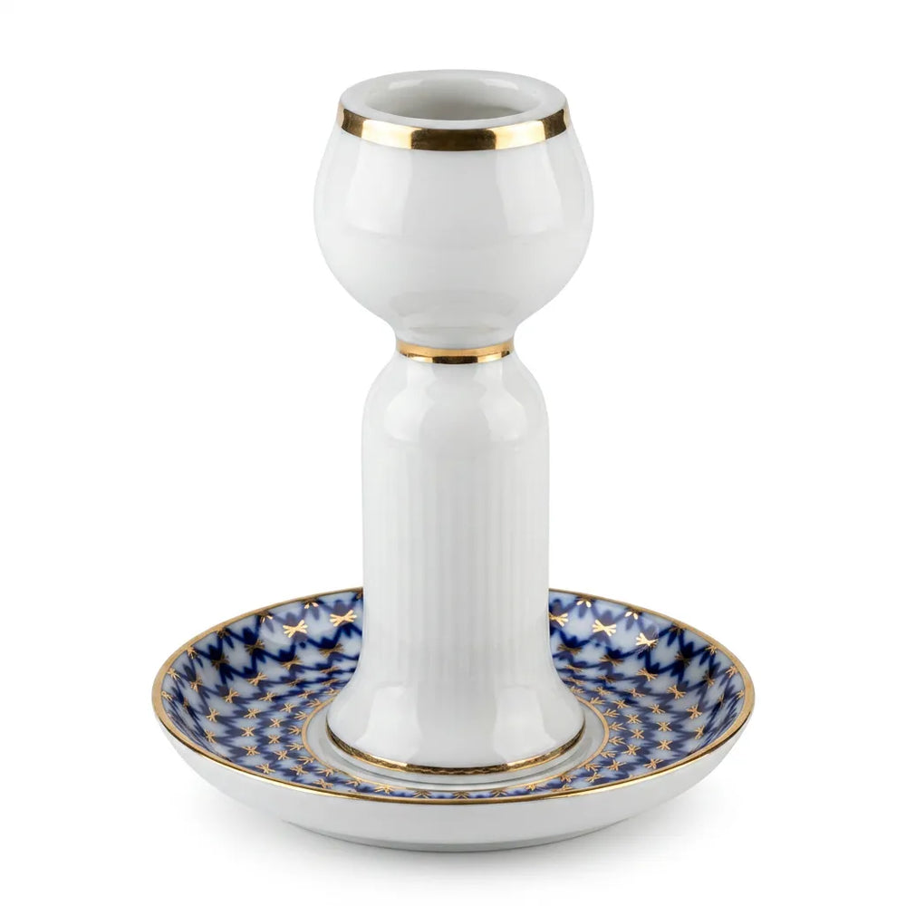 IMPERIAL PORCELAIN - Cobalt Net Şamdan Tomurcuk