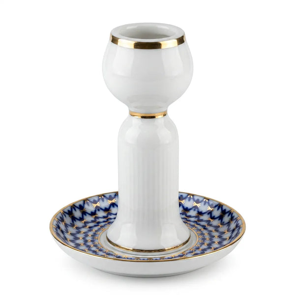 IMPERIAL PORCELAIN - Cobalt Net Şamdan Tomurcuk