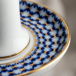 IMPERIAL PORCELAIN - Cobalt Net Şamdan Tomurcuk
