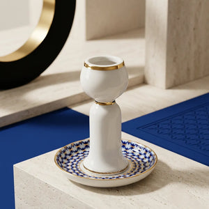 IMPERIAL PORCELAIN - Cobalt Net Şamdan Tomurcuk