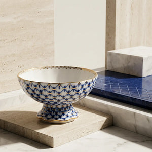 IMPERIAL PORCELAIN - Lale Formu Ağ Desen Şekerlik