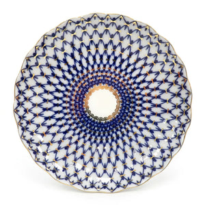 IMPERIAL PORCELAIN - Lale Cobalt Net Pasta Tabağı 21,5 cm