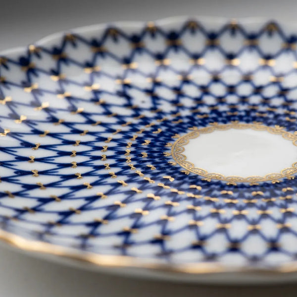 IMPERIAL PORCELAIN - Lale Cobalt Net Pasta Tabağı 21,5 cm